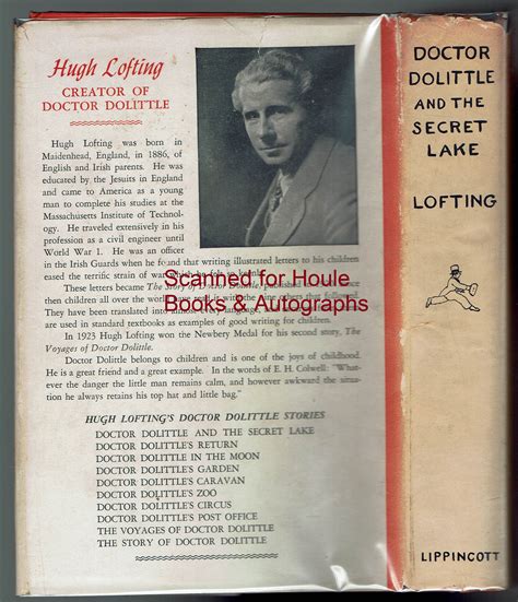 Doctor Dolittle and The Secret Lake by Lofting, Hugh: Very Good