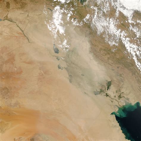 dust plume  iraq