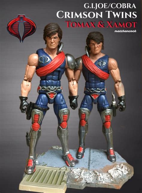 Tomax Xamot Crimson Twins Cobra G I Joe Custom Action Figure