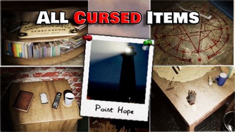 All Cursed Items Locations On Point Hope Phasmophobia Youtube