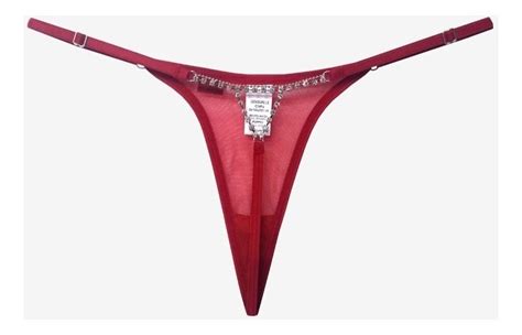 Lingerie Calcinha Fio Dental De Luxo Transparente Obrigado Mercado Livre