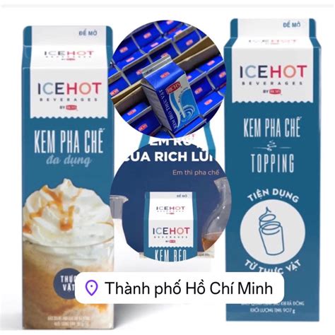Kem B O Th C V T Rich Ice Hot G Kem Pha Ch Topping Ti N D Ng Icehot M U M I C A Richs L N