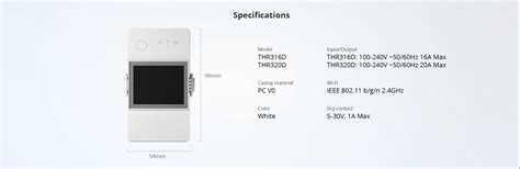 Купить Wi-fi реле Sonoff THR320D Elite