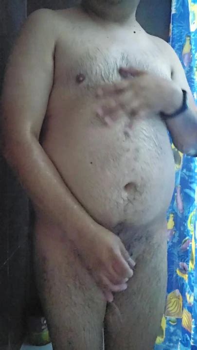 Masturbating While I Bathe Gay Bear Bear Porn Feat Gorditosexual Xhamster