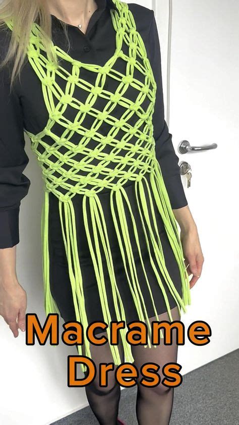 Макраме топ сетка | Пошив одежды своими руками, Одежда, Стильные наряды
