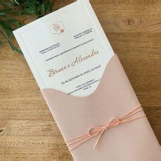 Convite De Casamento Rosa Nude Papel E Estilo Convite De Casamento Convites De Casamento