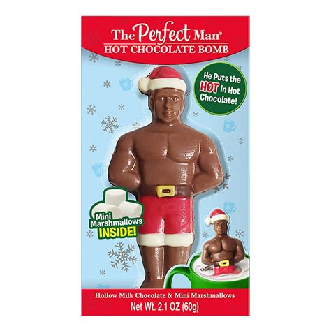 Hot Chocolate Man Hollow Milk Chocolate With Mini Marshmallows Inside Ounce Pack Of