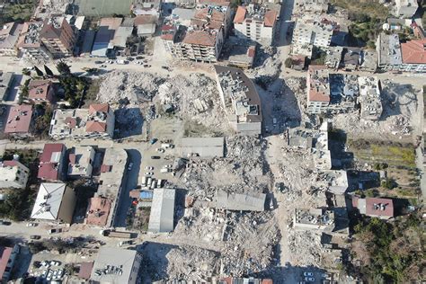 Samandağ deprem sonrası havadan görüntülendi İhlas Haber Ajansı