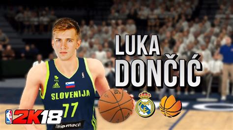 Luka Doncic - NBA 2K18 First Look - YouTube