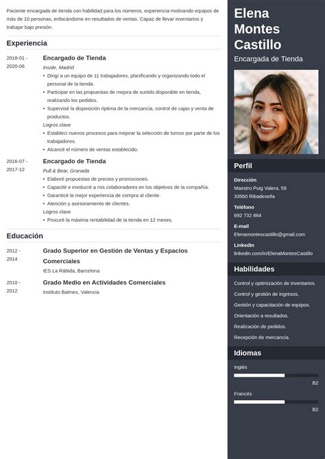 Partes De Un Curriculum Vitae Gu A Sencilla F Cil Y Pr Ctica