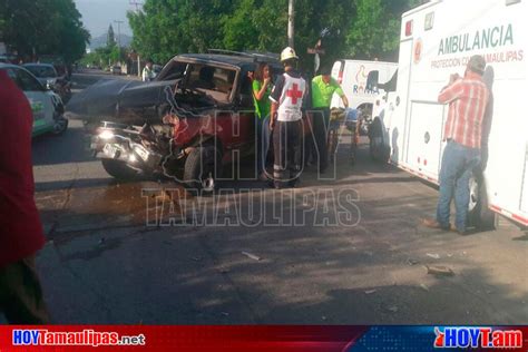 Hoy Tamaulipas Choque En Ciudad Victoria Deja Varios Lesionados