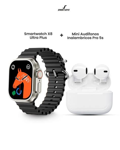 Combo Smartwatch X Ultra Plus Mini Aud Fonos Pro S Smartjoys