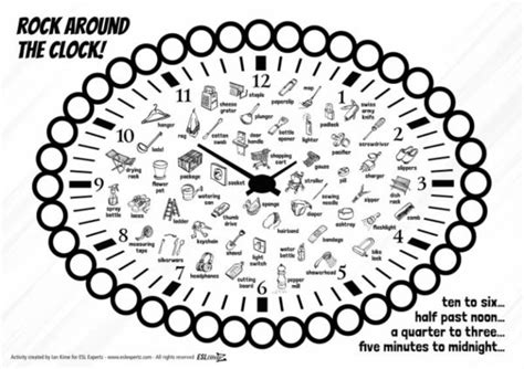 Telling Time In English Board Game Esl Expertz