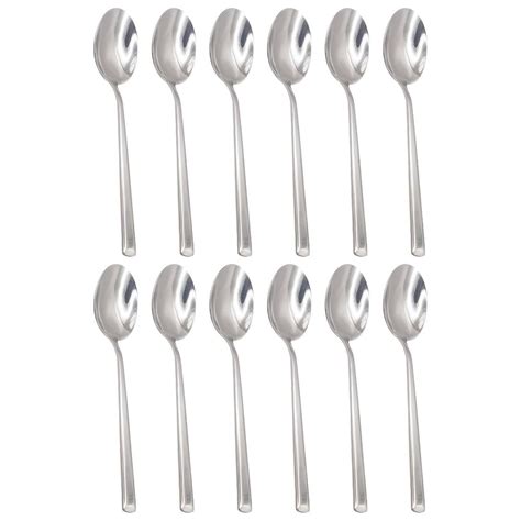 Tondo Stainless Steel Dessert Spoons 21cm Pack Of 12 Bunnings