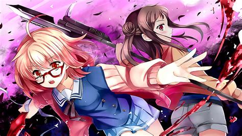 Anime Beyond The Boundary Mirai Kuriyama Sakura Inami HD Wallpaper