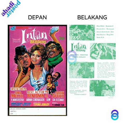 Jual Poster Lawas Intan Berduri Poster Benyamin Rima Melati Shopee