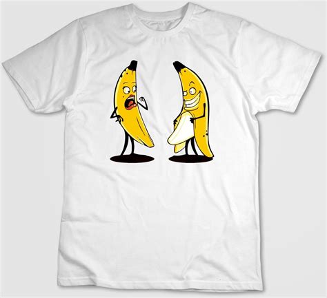 The Exhibitionist Banana Naked Banana Short Sleeve T Shirt Men Woman F Etsy