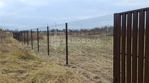 Фото заборов из сетки 3d