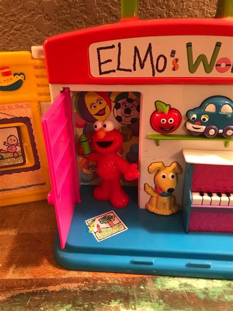 Sesame Street Elmo's World Playset Mattel 2000 Works Great | #1999545077