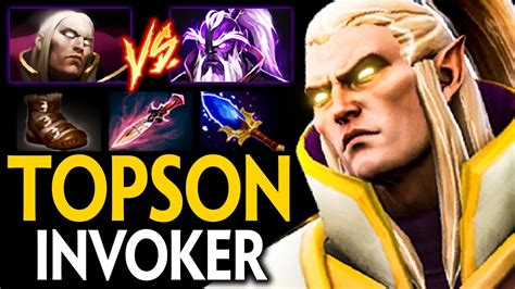 Perfect Laning Against Void Spirit Mid Epic Og Topson Invoker Witch