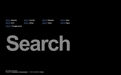 custom startpage  web browser
