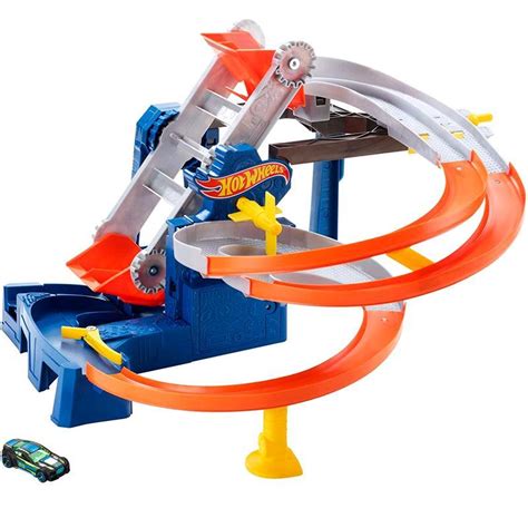 Mattel Hot Wheels Fabrik Rennbahn FDF Spar Toys