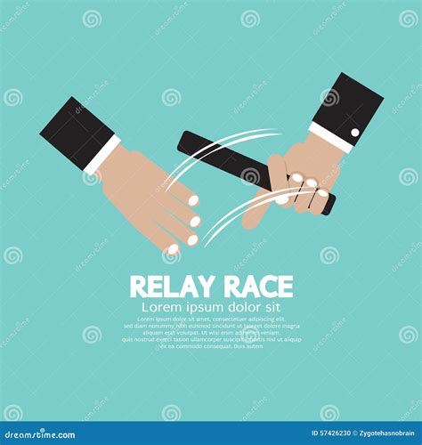 Relay Race Vector Stock Photo | CartoonDealer.com #6583950