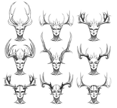 Antler Art Drawing Artofit