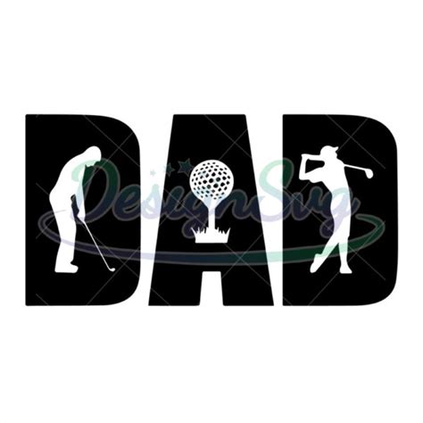 Dad Golfer Svg Fathers Day Svg Best Dad Svg Golf Dad Svg Golf Svg