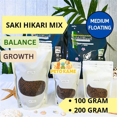 Jual Saki Hikari Mix Balance Growth Medium Floating Gr Gram