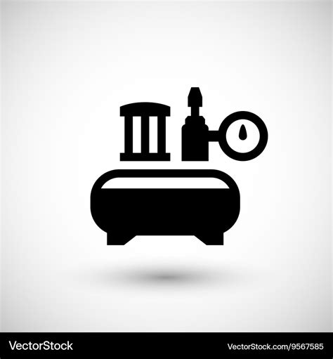 Air Compressor Icon Royalty Free Vector Image Vectorstock