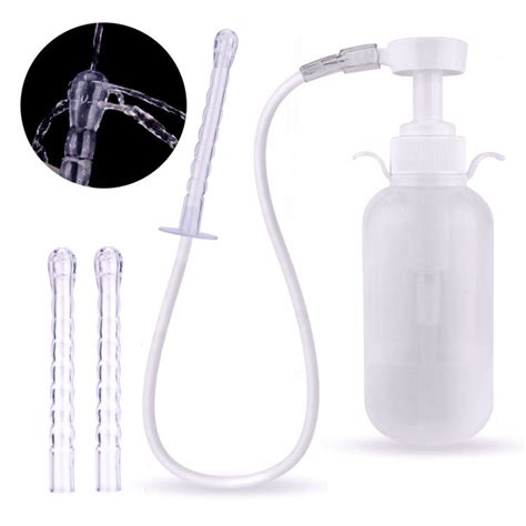 300Ml600ML Irrigator Reusable Douche Enema Ass Anus Cleaning Device Kit Women Health Care Tools