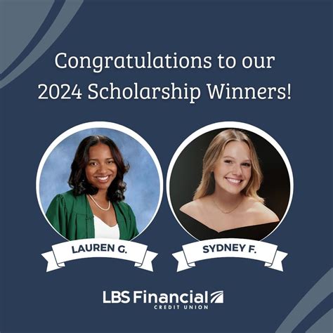 Congratulations 2024 Scholarship Winners Lbs Financial