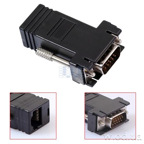 Удлинитель VGA по витой паре переходник VGA - RJ45 (VGA to LAN) купить ...