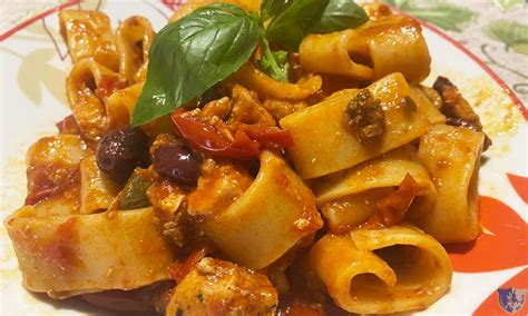 Pasta Con Pesce Spada Pomodorini Olive E Capperi I Templari Del