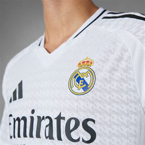 Clothing Real Madrid 24 25 Home Authentic Jersey White Adidas