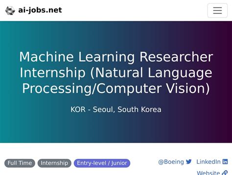 [HIRING] Machine Learning Researcher Internship (Natural Language ...