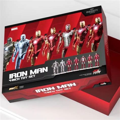 Набор фигурок Железного человека серии Marvel MK (7шт),4" базовая ...