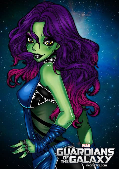 Marvel Gal#1: Gamora | Behance