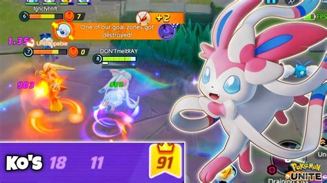 Mystic Fire Sylveon Is Too Good To Make Enemies Cry Pokemon Unite