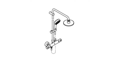 Купить душевую систему Grohe Vitalio Start 26556000