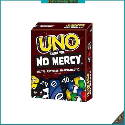 Uno Show Em No Mercy Card Gameuno Flip Card Game Multi Coloured