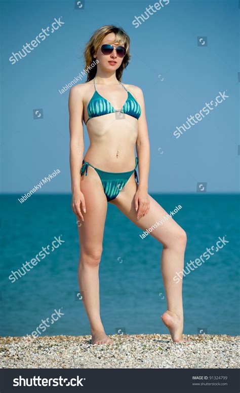 Beautiful Sexual Girl Blonde Pose On Stock Photo Shutterstock