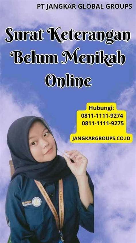 Surat Keterangan Belum Menikah Online Jangkar Global Groups