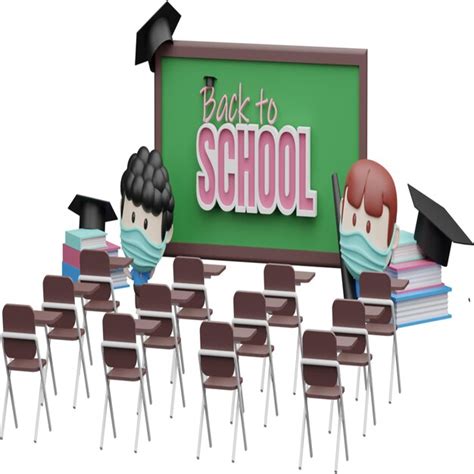 Premium Ai Image School Chairs And Children