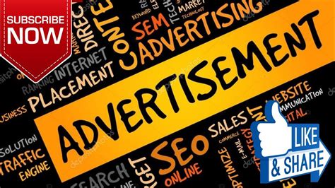 write  advertisement youtube