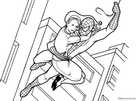 Collection Of Spider Man Homecoming Coloring Pages Free Printable