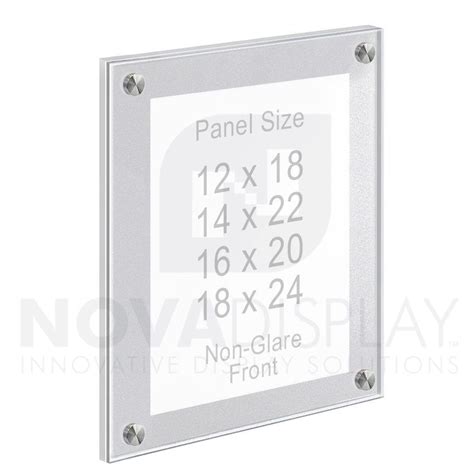 Floating Acrylic Wall Frames With Standoffs Hardware Bundle Deal In