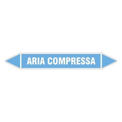 Centro Sill Shop Adesivo Per Tubazioni Aria Compressa Segnaletica