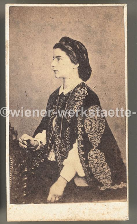 CDV Kaiserin Elisabeth Schwester Marie Königin von Neapel um 1860